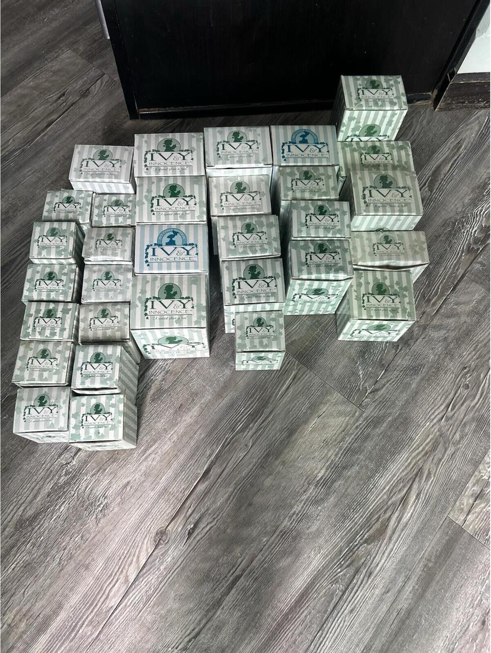 31 Boxed Of Ivy Innocence  Figurines, All Sold In A Lot